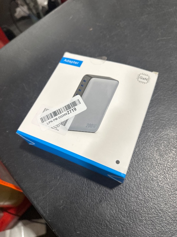 Photo 1 of USB C Charger 200W USB C Charger Block,Upgraded GaN III 8-Port Fast Charging Station Hub,PD 65W Laptop Charging Adapter Compatible with MacBook Pro/Air,DELL,Steam Deck,iPhone 16/15/14,Galaxy S23/22