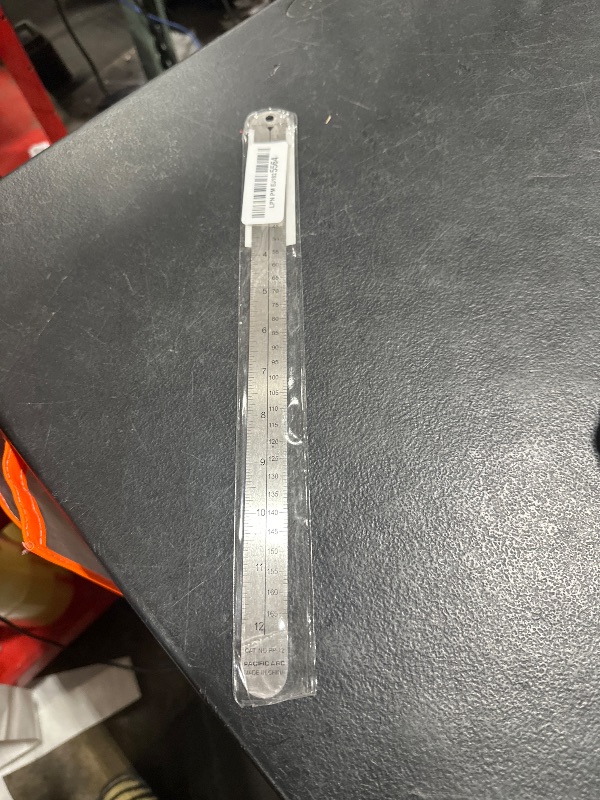 Photo 1 of Pacific Arc 12 inch Pica Pole Metal Ruler, with Pica, Points, Inches, and Agate Measurements, Stainless Steel Ruler for Drafting