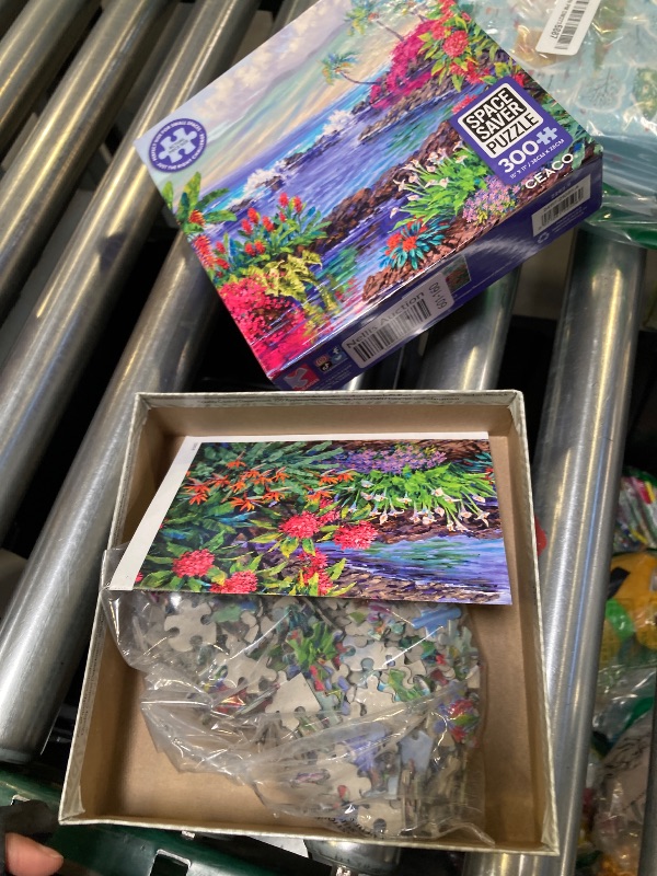 Photo 1 of Ceaco – The Essence of Aloha - 300 Piece Jigsaw Space Saver Puzzle – Puzzles for Smaller Spaces and Surfaces