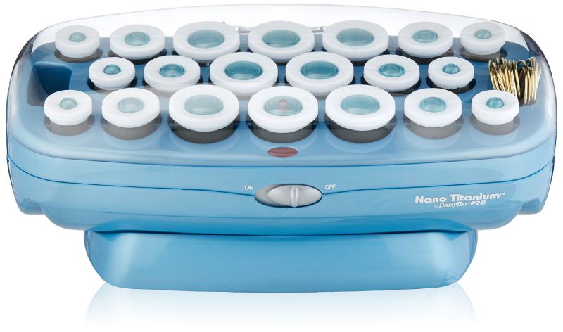 Photo 1 of BaBylissPRO Hot Rollers For All Hair Lengths, Nano Titanium Hair Styling Tools & Appliances, 20 Count (Pack of 1) BABNTCHV21