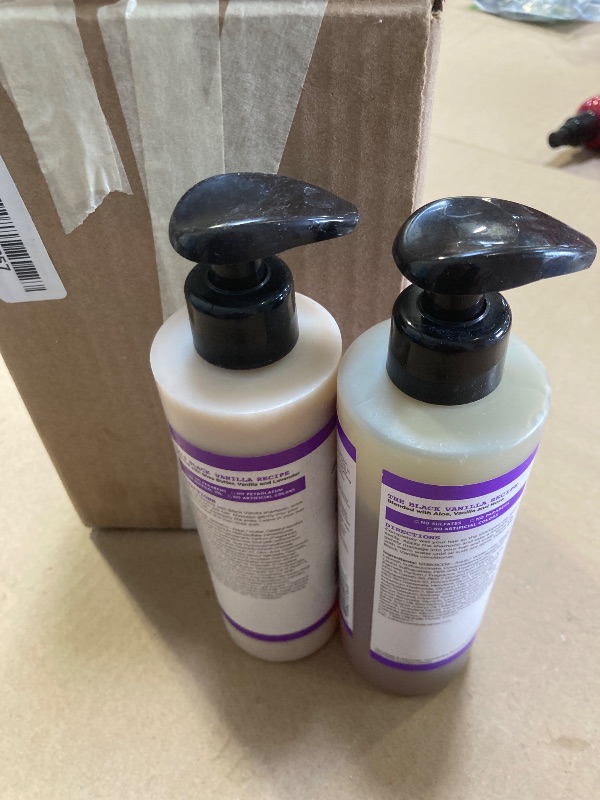 Photo 1 of  Carol's Daughter Black Vanilla Moisture & Shine Hydrating Shampoo & Conditioner, 12 Fl Oz