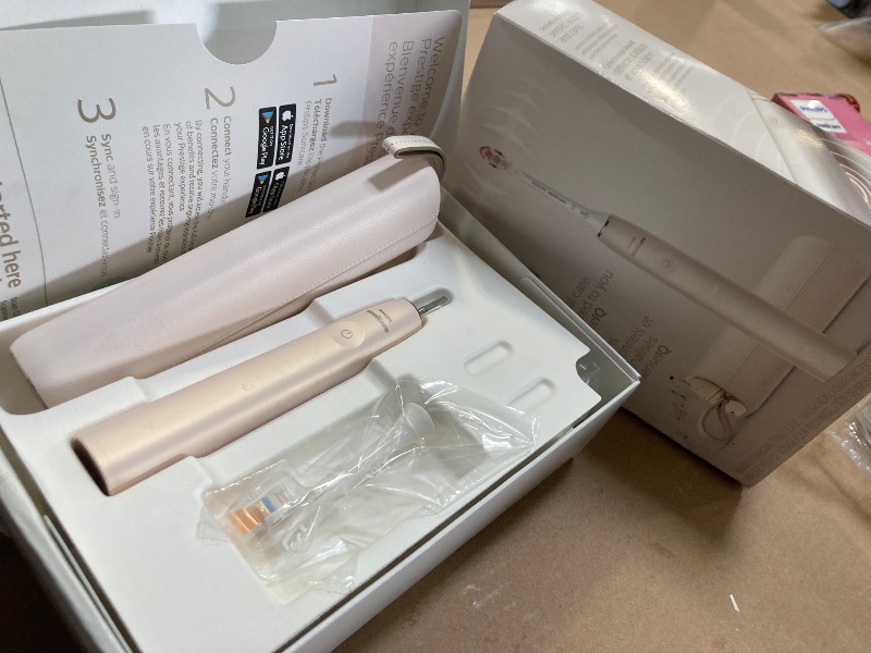 Photo 1 of Philips Sonicare 9900 Prestige Rechargeable Electric Power Toothbrush with SenseIQ, Champagne, HX9990/11