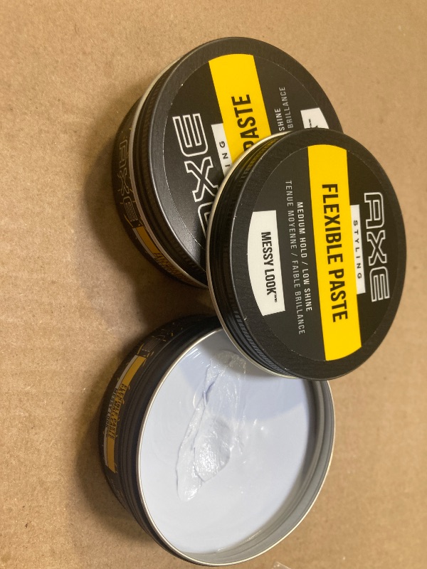 Photo 1 of AXE Messy Look Hair Paste Flexible 2.64 oz (Pack of 2)
