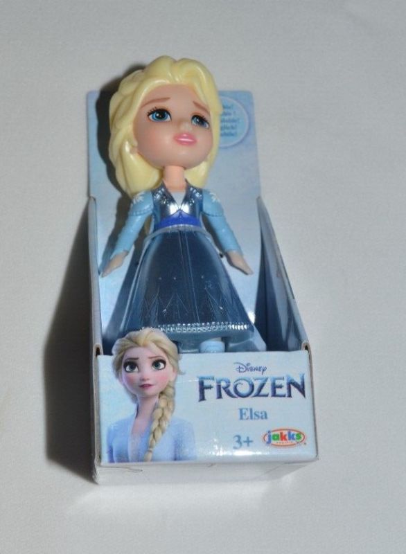 Photo 1 of mini 3in---Disney 2024 Frozen - Queen Elsa Doll New Metallic Look for 2024 Poseable !!
