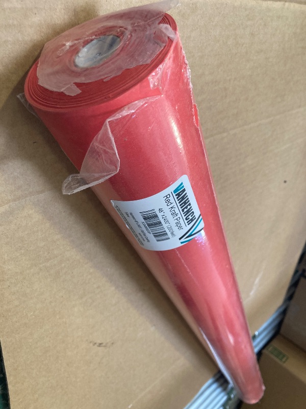 Photo 1 of Vanhench Wrapping Paper Red, Solid Color Art Kraft Craft Paper for Valentines Bouquet Flower Crafts Packing Poster Bulletin Board 80GSM 55LB
