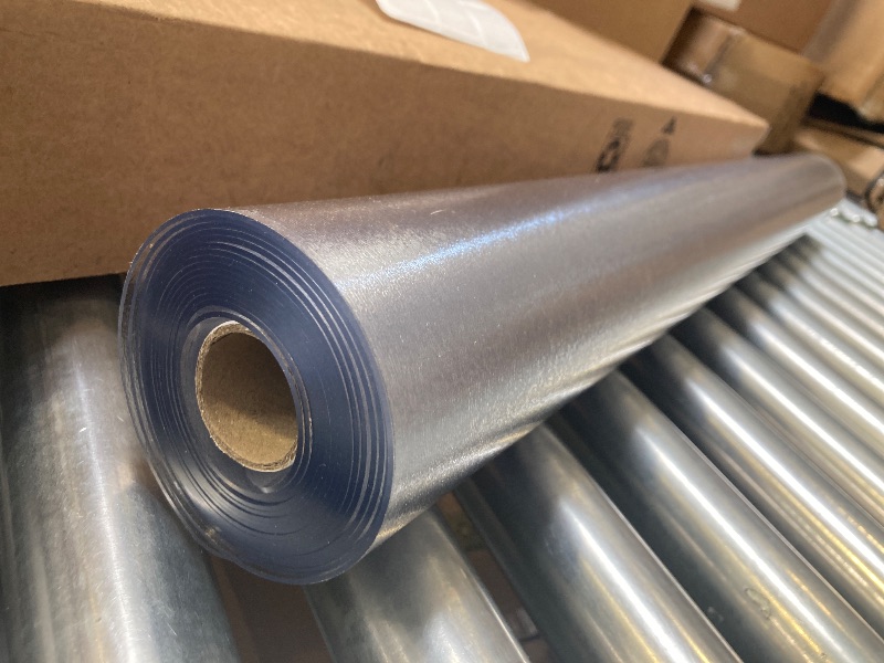 Photo 1 of 1 Roll Clear PVC Floor Desk Mat Heavy Duty Floor Protector 3ft W

