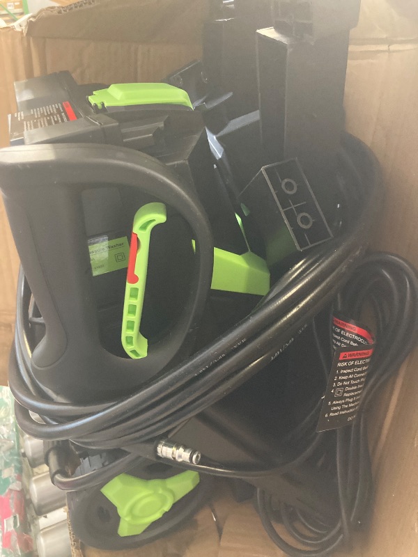 Photo 1 of Electric Pressure Washer, Foam Cannon, 4 Different Pressure Tips, Power Washer, 3800 PSI 2.4 GPM

 