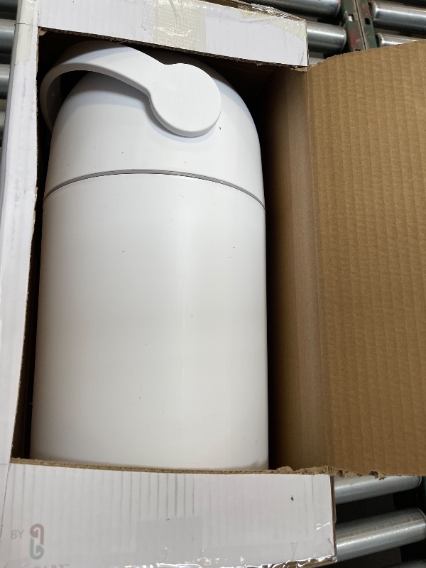 Photo 1 of L.A. Baby Magic Diaper Pail - Patented 100% Odor-Free System with Child-Safe Lock - Award-Winning Design - No Refills Required - Works with Regular Trash Bags - White