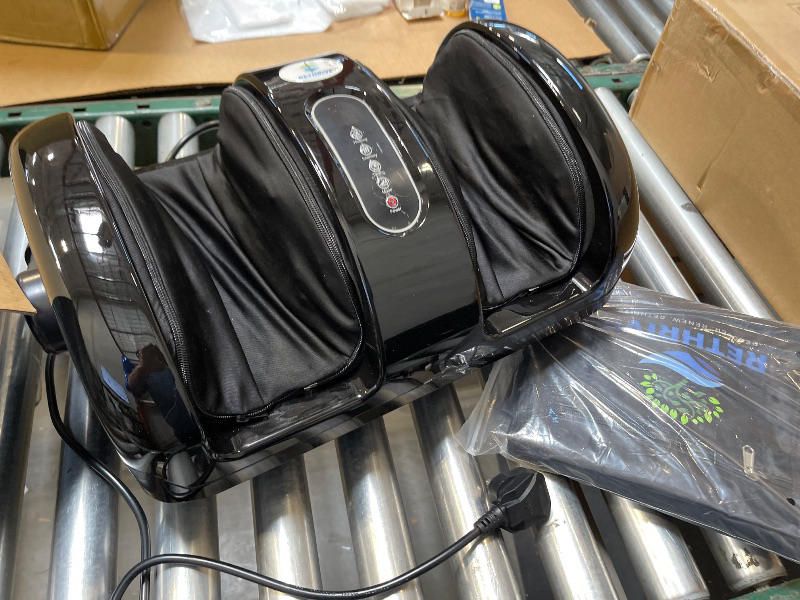 Photo 1 of Rethrive Shiatsu Foot Massager with Heat and Compression - Deep Kneading Feet Massage for Circulation and Pain Relief, Foot Massage Machine for Feet, Leg, Calf, Neuropathy.(Plug Adapter Available)