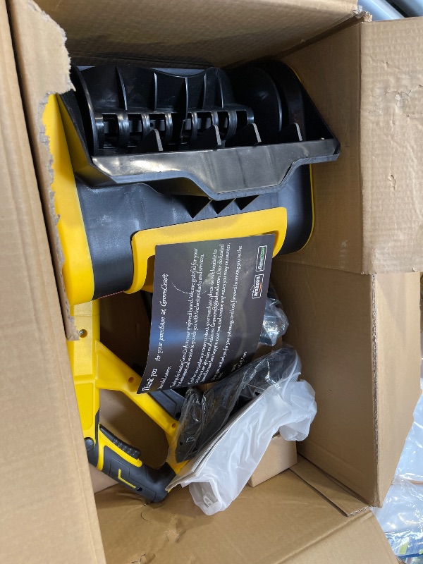 Photo 1 of 20V 12-Inch 4Ah Cordless Snow Shovel, Electric Snow Blower, Battery Snow Blower with Directional Plate & Adjustable Front Handle (2 * 4Ah Battery & Quick Charger Included)