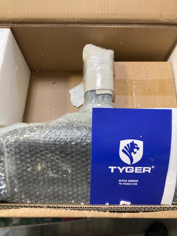 Photo 1 of Tyger Auto TG-HS8U81238 Hitch Armor Compatible with Vehicles with 2" Hitch Receiver | Textured Black | Hitch Step | Rear Bumper Guard Protector | with Pin Lock and Stabilizer