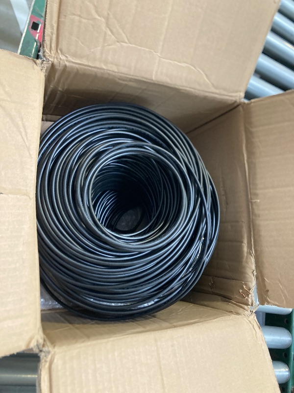 Photo 1 of UbiGear 300' FT Oxygen-Free Copper Heavy Duty CAT6 Waterproof Outdoor Direct Burial UV Resistant Ethernet LAN Network Patch Cable RJ45 Cord (300FT Outdoor)