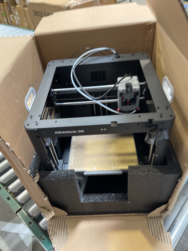 Photo 1 of FLASHFORGE Adventurer 5M Pro 3D Printer with 1 Click Auto Printing System, 600mm/s High-Speed, Quick Detachable 280°C Nozzle, Core XY All-Metal Structure, Multi-Functional 220x220x220mm 3D Printer