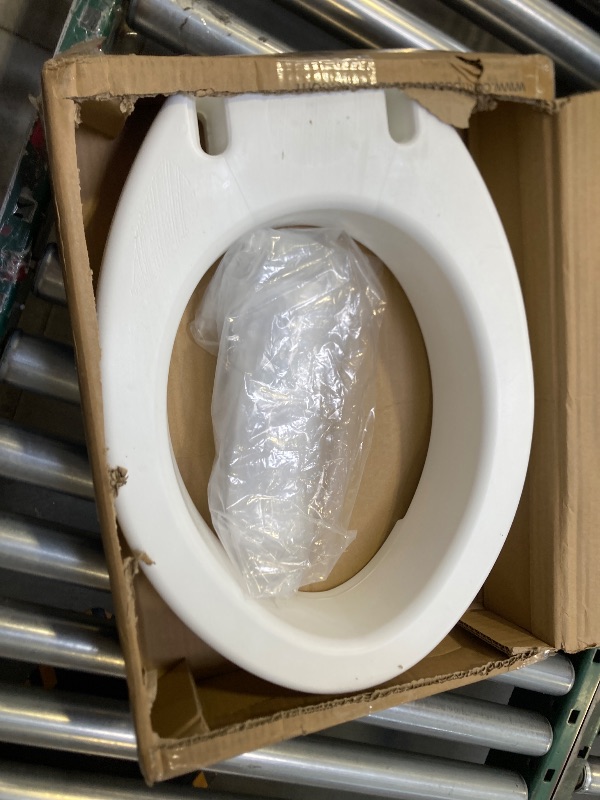 Photo 1 of Essential Medical Supply Toilet Seat Riser for Elongated Bowl with 3.5" Rise - 19 x 14 x 3.5 Inch, Elevating and Raising Toilet Seat for Seniors, Adults and The Elderly with 300lb Weight Capaity