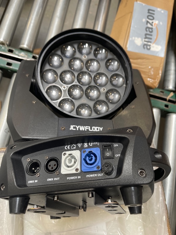 Photo 1 of 19x15W Zoom Beam Wash Moving Head Light for Stage Lighting Effect with RGBW 4in1 LED and DMX Control Dj Disco and Nightclub (1Pack)