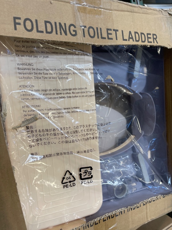 Photo 1 of Portable Toilet,11-inch Toilet Seat, Foldable Portable Toilet with Lid, Camping Toilet with A Load Capacity of 450 Lbs, Car Toilet, Outdoor Hiking, Beach, Boating Travel Toilet, and Emergency Use