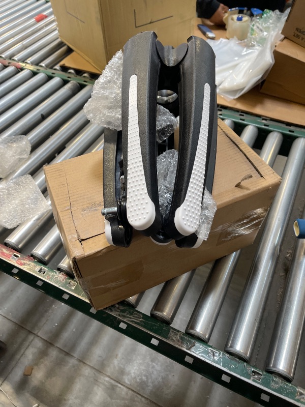 Photo 1 of 28 inch Nylon Gaming Chair Base Replacement with 5 Casters, Heavy Duty Boss Office Chair Base Part (White)