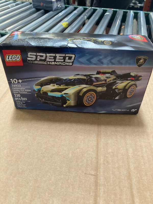 Photo 1 of LEGO Speed Champions Lamborghini Lambo V12 Vision GT Super Car, Formula 1 Vehicle Toy, Driving Playset, Buildable Model Set for Kids, Lamborghini Car, Gift for Kids and Gaming Fans, F1 Toy Car, 76923