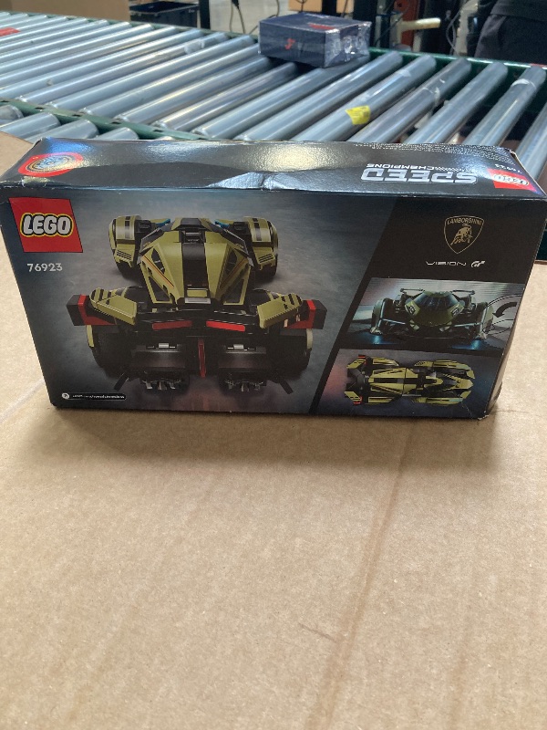 Photo 1 of LEGO Speed Champions Lamborghini Lambo V12 Vision GT Super Car, Formula 1 Vehicle Toy, Driving Playset, Buildable Model Set for Kids, Lamborghini Car, Gift for Kids and Gaming Fans, F1 Toy Car, 76923