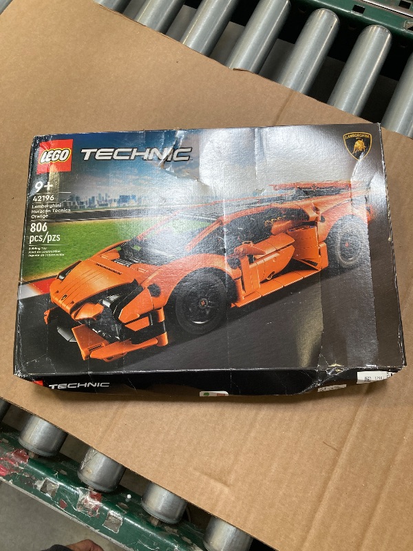 Photo 1 of LEGO Technic Lamborghini Huracán Tecnica Orange Toy Cars - Building Toys for Kids, Boys & Girls, Ages 9+ - Lamborghini Toy Car W/ V10 Engine & Steering - Gift Ideas for Birthdays - 42196