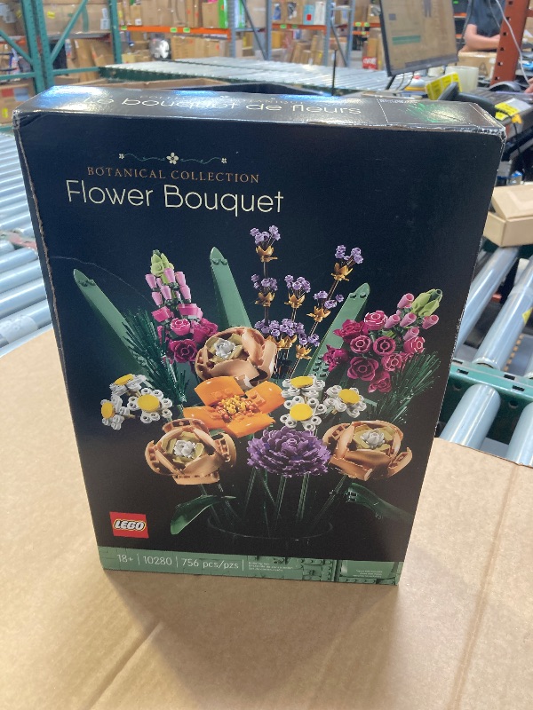 Photo 1 of LEGO Icons Flower Bouquet Building Set - Artificial Flowers for Decoration for Home and Display, Ages 18+ - Small Fake Flowers for Table, Desk, Office - Gift for Mother's Day - 10280
