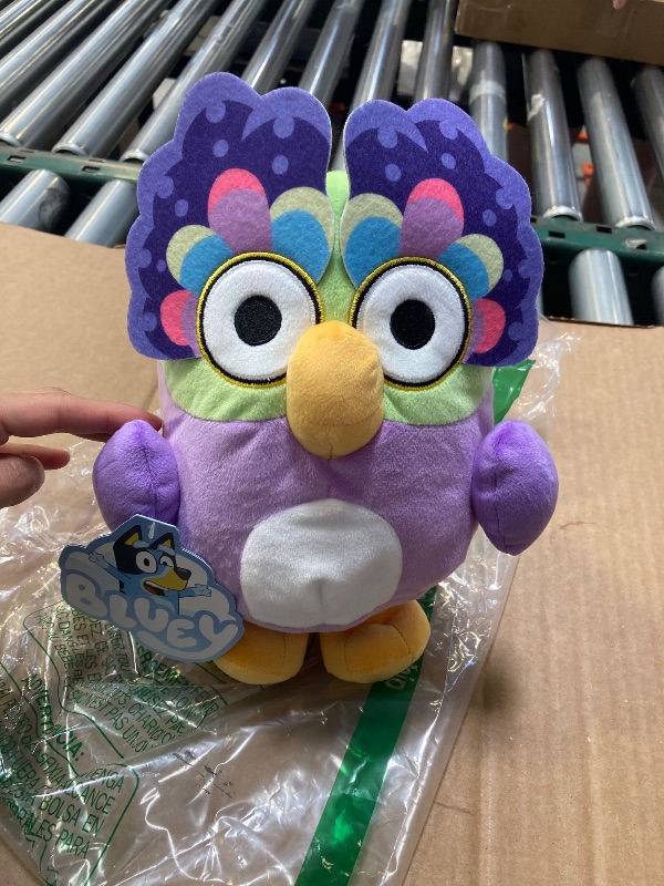 Photo 1 of Bluey Chattermax 10" Plush Toy Press The Belly to Hear Sound Effects and Record Your Voice