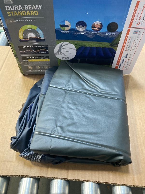Photo 1 of Intex 64757E Dura-Beam Standard Downy Air Mattress: Fiber-Tech - Twin Size - 10in Bed Height - 300lb Weight Capacity - Pump Sold Separately