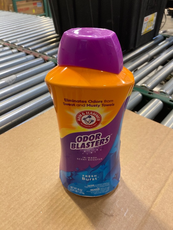 Photo 1 of ARM & HAMMER Odor Blasters In-Wash Scent Booster, Laundry Scent Booster Fresh Burst Scent, 45 Oz