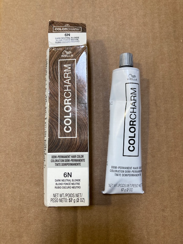 Photo 1 of COLORCHARM Demi Permanent Hair Color 6N Dark Neutral Blonde Gloss, Refresh & Tone 2 Fl Oz