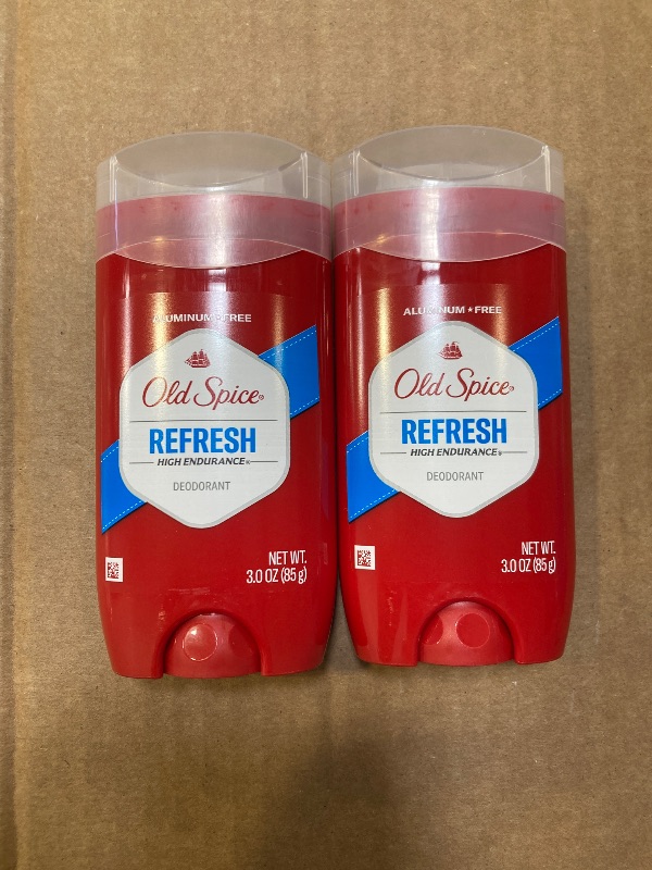 Photo 1 of Old Spice High Endurance Deodorant for Men, Aluminum Free, 24/7 Odor Protection, Refresh Scent, 3 oz (Pack of 2)