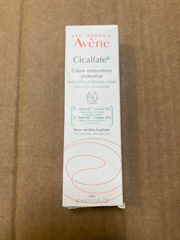 Photo 1 of Avène Cicalfate+ Restorative Protective Cream, postbiotic skincare for sensitive skin, helps restore skin barrier, face and body, safe for infants, children and adults, 1.3 Fl Oz