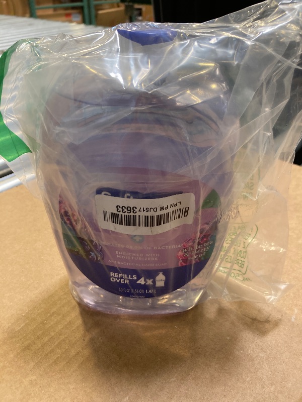 Photo 1 of Softsoap Antibacterial Liquid Hand Soap Refill, White Tea & Berry Scented Hand Soap, 50 Ounce(Packaging May Vary)