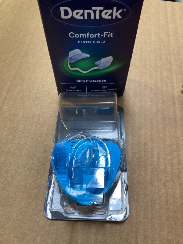 Photo 1 of DenTek Comfort-Fit Dental Guard For Nighttime Teeth Grinding, Comfort-Fit Guard, 2 count(Pack of 1)