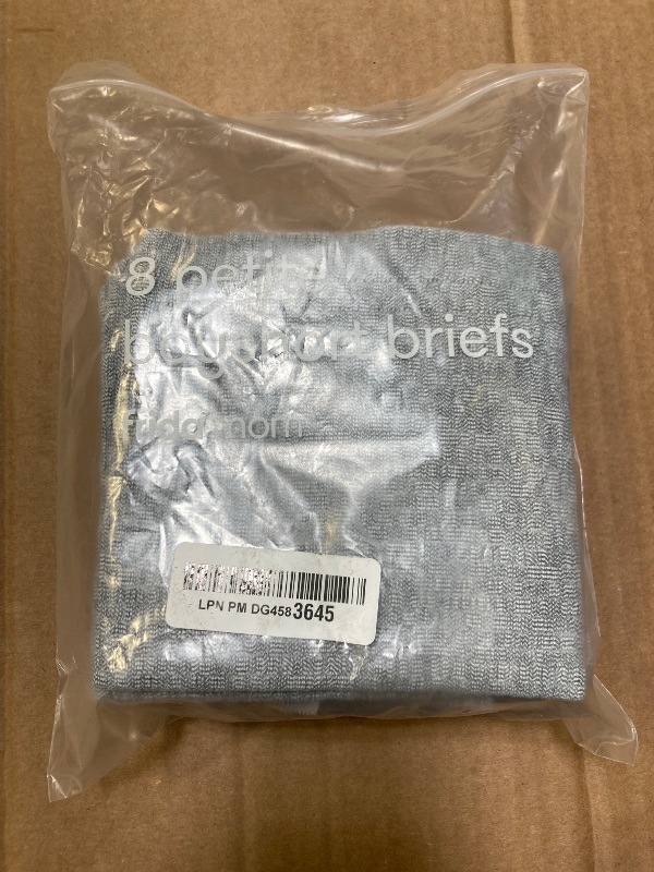 Photo 1 of Frida Mom Women's Postpartum Underwear, Disposable Boyshort Underwear, Seamless with Stretchy Support, Postpartum Essentials, Size Petite (Waist 23"-34" Stretched), 8 Count Feminine Care, Grey