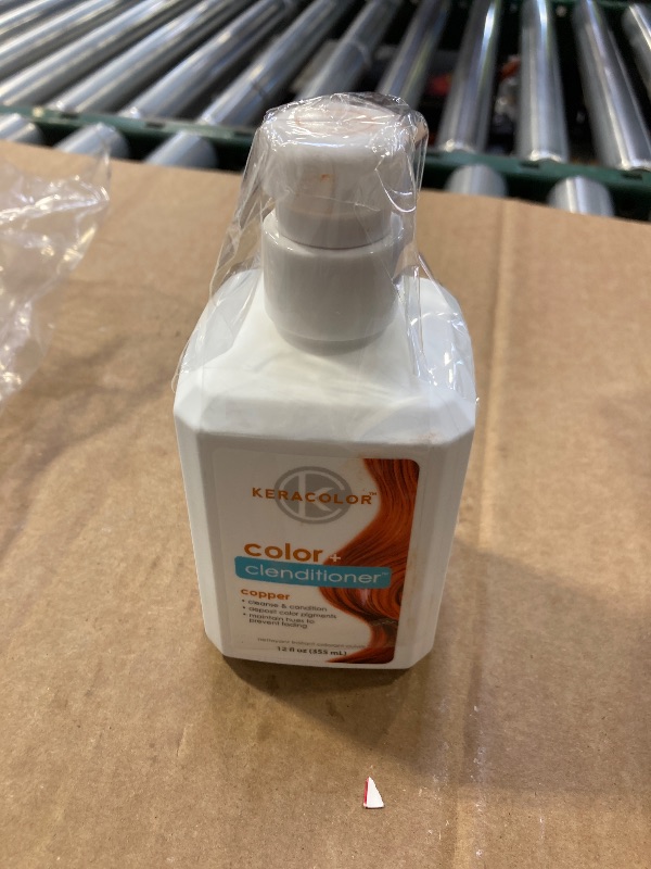 Photo 1 of Keracolor Clenditioner COPPER Hair Dye - Semi Permanent Hair Color Depositing Conditioner, 12 Fl. Oz.