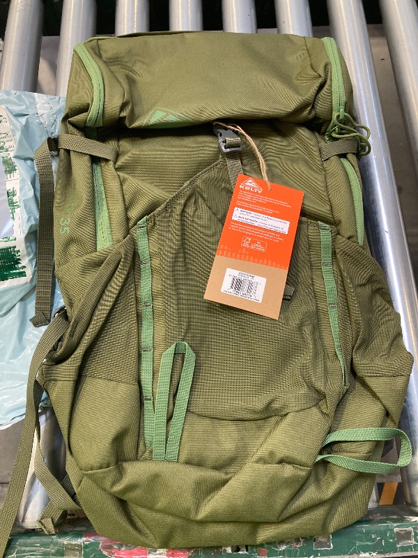 Photo 1 of Kelty Asher Day Hiking Pack, 18-85 Liter Capacity, Hiking, Backpacking, Travel Pack, Internal Frame 2023 Model (35L Winter Moss)
