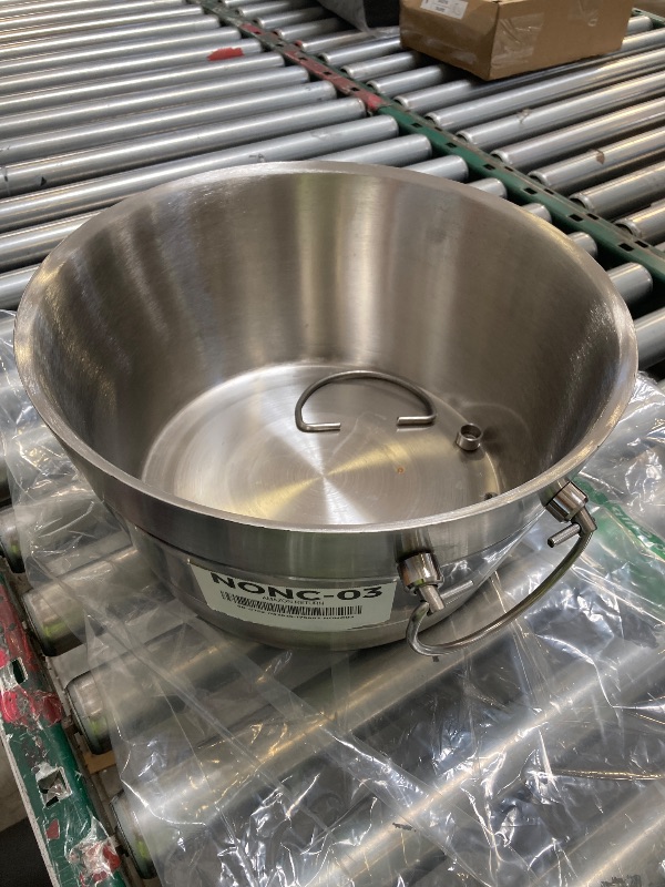 Photo 1 of BREKX Stainless Steel Ice Bucket for Parties, Double Wall Insulated Anchored Brushed Drink Tub & Wine Bucket with Double Hinged Handles, Drink Chiller for Parties, 12QT (3 Gallon), 100% Leak Proof
