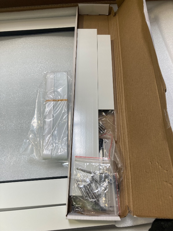Photo 1 of 96" Extra Large Dog Door for Sliding Glass Door - XL Doggy Door for Sliding Door Dog Door Insert - Left Open from Inside
