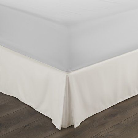 Photo 1 of Pleated Bed Skirt Box Spring Frame Cover Microfiber Dust Ruffle
