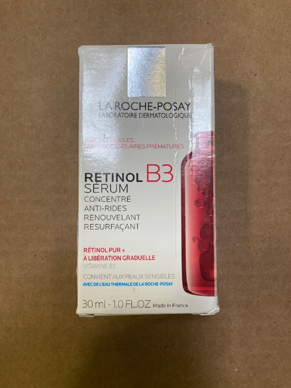 Photo 1 of La Roche-Posay Pure Retinol Face Serum with Vitamin B3, Anti Aging Face Serum for Lines, Wrinkles & Premature Sun Damage to Resurface & Hydrate, Suitable for Sensitive Skin, 1.0 Fl. Oz