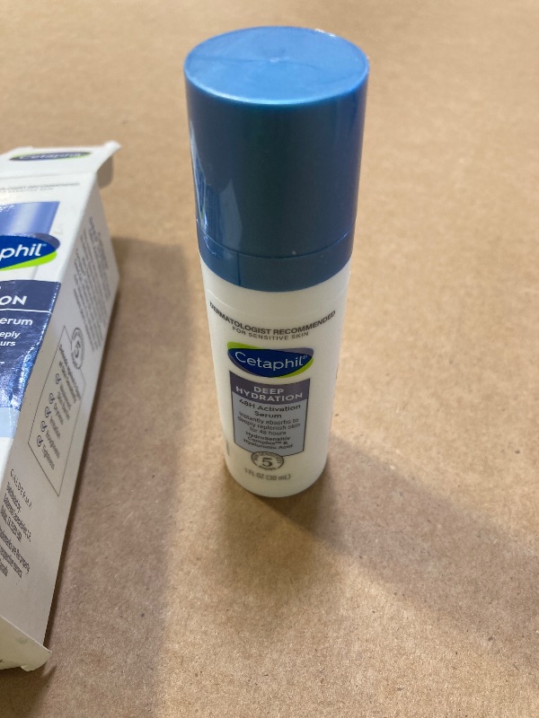 Photo 1 of Cetaphil Deep Hydration Fragrance Free 48 Hour Activation Serum, 1 Fl oz, 48Hr Dry Skin Face Moisturizer for Sensitive Skin, With Hyaluronic Acid, Vitamin E & B5, Dermatologist Recommended