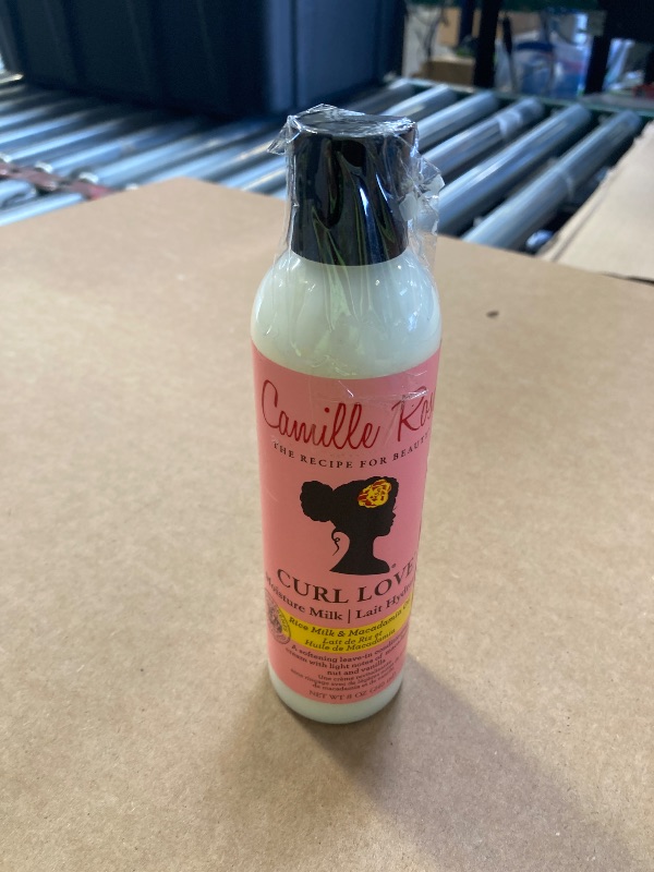 Photo 1 of Camille Rose Curl Love Moisture Milk Leave-In Conditioner, with Rice Milk and Macadamia Oil to Soften, Smooth and Detangle Curly Hair, 8 oz