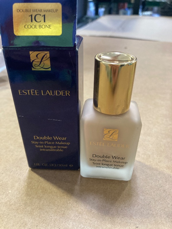 Photo 1 of Estée Lauder Double Wear Stay-in-Place 24-Hour Long-Wear Matte Foundation Makeup, 1 Fl Oz, 1C1 Cool Bone