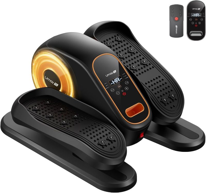 Photo 1 of Under Desk Elliptical Machine, Ellipse Leg Exerciser for Seniors, Quiet & Portable Electric Seated Eclipse Exercise Training Machine with Remote, 12 Speeds & Mute Function, Manual & Auto Mode
