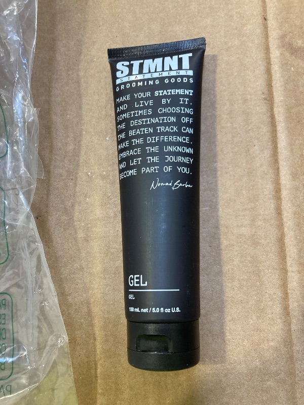 Photo 1 of STMNT Grooming Goods Gel, 5.07 oz | Strong Definition | Long-Lasting Hold | Satin-Like, Semi-Matte Finish | Easy Wash Out