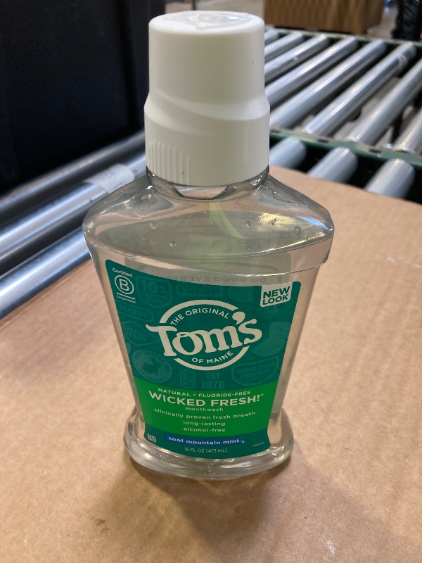 Photo 1 of Tom's of Maine Wicked Fresh! Mouthwash Cool Mountain Mint 16 oz 