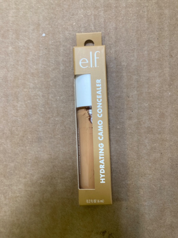 Photo 1 of e.l.f. Hydrating Camo Concealer, Covers Blemishes & Under-Eye Circles, Full-Coverage & Delivers A Satin Finish, Vegan & Cruelty-Free, Medium Sand