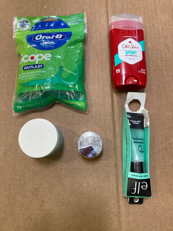 Photo 1 of bag lot misc health and beauty items 