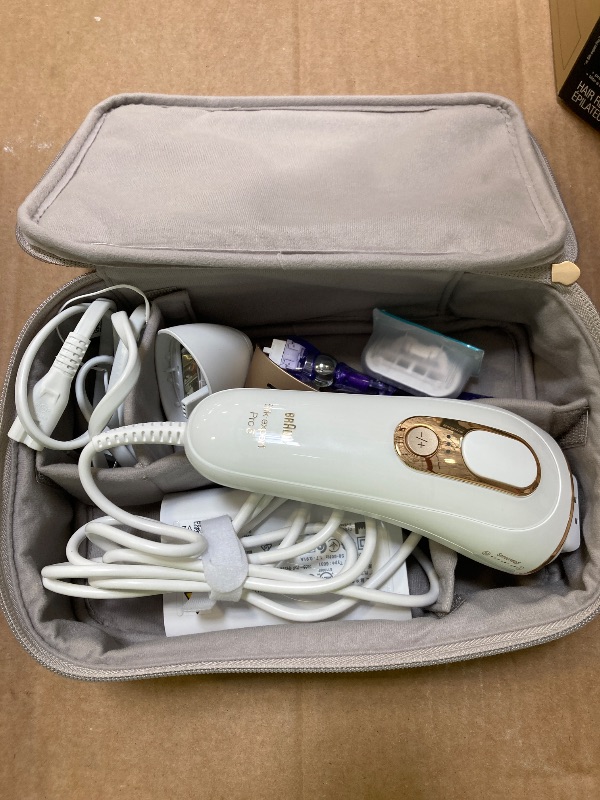 Photo 1 of Braun IPL Silk·Expert Pro 5 PL5157 Latest Generation IPL, Holiday Gifts for Women and Men, at-Home Hair Removal System with Soft Pouch and Precision Head