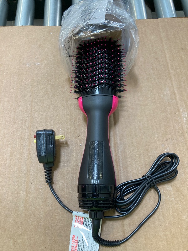 Photo 1 of REVLON One-Step Volumizer Hair Dryer and Styler, for Less Frizz, More Shine, and Reduced Heat Damage for Salon Style Round Brush for Blowout, Black (Amazon Exclusive)